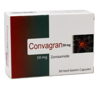 كونفاجران 50 مجم 30 كبسولة Convagran Zonisamide