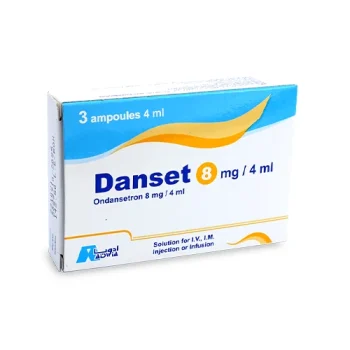 دانست أوندانسيترون 8 مجم/4 مل 3 أمبولات حقن Danset 8 mg