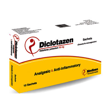 ديكلوتازين 50 مجم 10 أكياس ديكلوتازين 50 مجم 10 أكياس Diclotazen