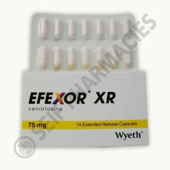 افكسور اكس ار 75 مجم 14 كبسولة Efexor XR Venlafaxine