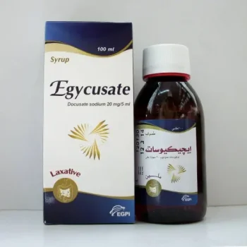 ايجيكيوسات شراب 100 مل Egycusate Docusate Sodium