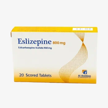 إسليزيبين 800 مجم 20 قرص Eslizepine Eslicarbazepine Acetate Al Andalous