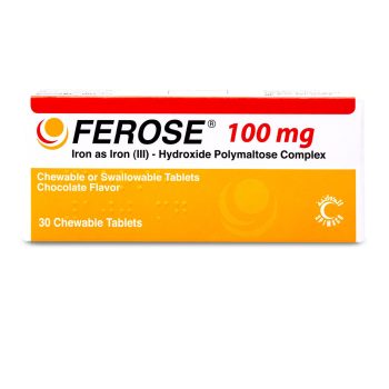 فيروز 100 مجم 30 قرص للمضغ Ferose Iron