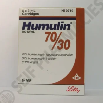 هيومولين 70/30 100 وحدة مل 5 كارتريدج 3 مل Humulin Lilly