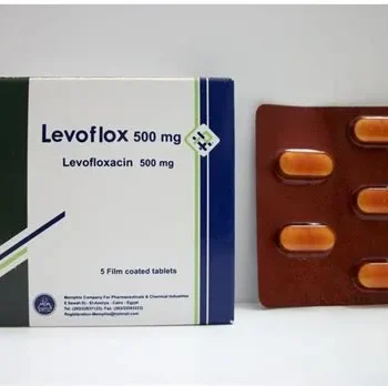 ليفوفلوكس 500 مجم 5 أقراص Levoflox Levofloxacin Memphis