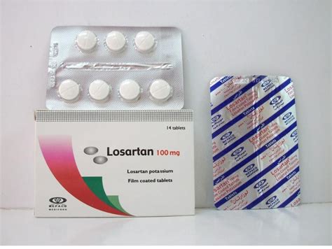 لوزارتان 100 مجم 14 قرص لوزارتان 100 مجم 14 قرص Losartan