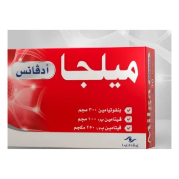 علبة ميلجا ادفانس 30 قرصًا مغلفًا من إيفا فارما