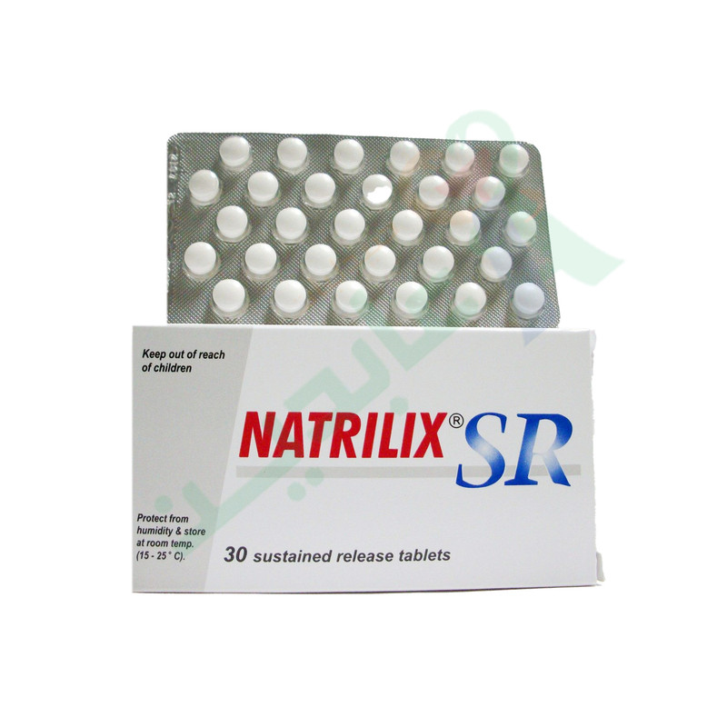 سعر ناتريلكس SR 1.5 مجم 30 قرص | Natrilix SR ناتريلكس SR 1.5 مجم 30 قرص