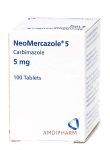 نيو ميركازول 5 مجم 100 قرص | Neo-Mercazole Carbimazole نيو ميركازول 5 مجم 100 قرص