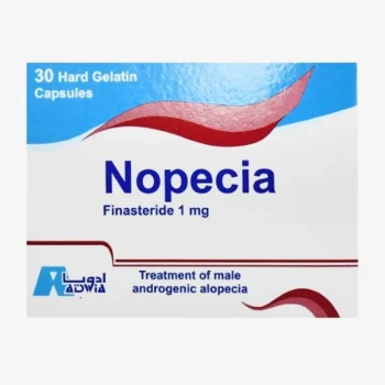 نوبيشيا 1 مجم 30 كبسولة Nopecia Finasteride لعلاج الصلع الوراثي عند الرجال