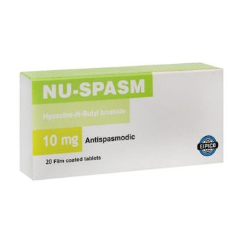 نو سبازم 10 مجم 20 قرص Nu-Spasm Hyoscine N Butylbromide