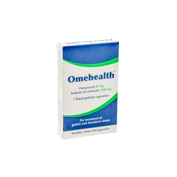 اوميهلث 40 مجم 7 كبسولات Omehealth Omeprazole Sodium Bicarbonate