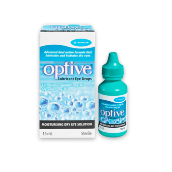 اوبتيف قطرة عين 15 مل Optive Carboxymethylcellulose 0.5% Glycerin 0.9%