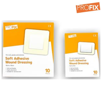 بروفكس غيار لاصق 10×20 سم Profix Soft Adhesive Wound Dressing