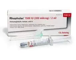 روفيلاك 300 ميكروجرام 2 مل سرنجة روفيلاك 300 ميكروجرام 2 مل سرنجة Rhophylac Anti-D Immunoglobulin