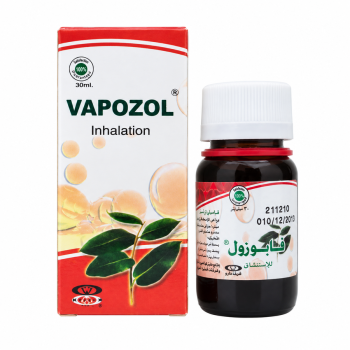 فابوزول محلول استنشاق 30 مل Vapozol Peppermint Eucalyptus Camphor