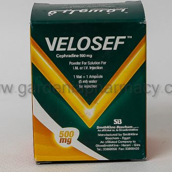 فيلوسف 500 مجم فيال Velosef Cephradine injection