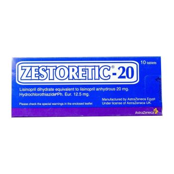 سعر زيستوريتك 20/12.5 مجم 10 أقراص Zestoretic 20