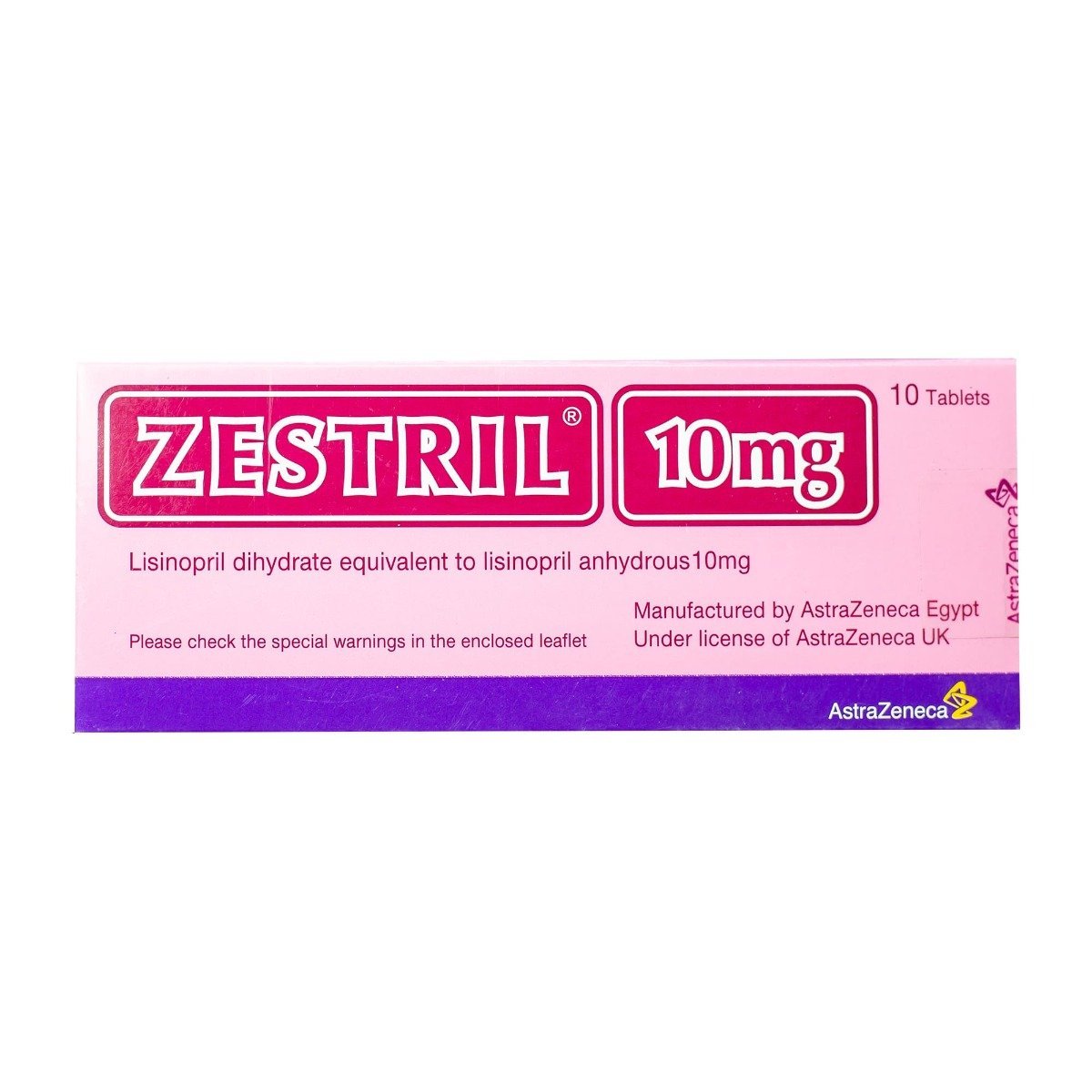 سعر زيستريل 10 مجم 10 أقراص | Zestril 10 mg زيستريل 10 مجم 10 أقراص لعلاج ضغط الدم