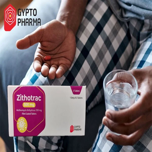علبة زيثوتراك 500 مجم أزيثروميسين 3 أقراص من جيبتو فارما علبة زيثوتراك 500 مجم أزيثروميسين 3 أقراص من جيبتو فارما