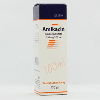 أميكاسين سلفات 250 مجم بخاخ لوسيون 100 مل Amikacin Topical Spray