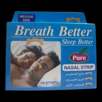 Breathe Better Nasal Strips M 10 شرائط
