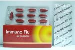 IMMUNO FLU 20 CAP إميونو فلو 20 كبسولة Immuno Flu فيتامين سي زنك إكيناسيا
