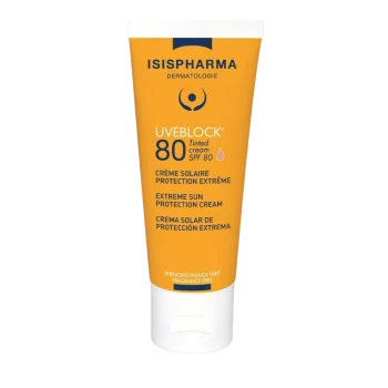 عبوة إيزيس فارما يوف بلوك كريم ملون Tinted SPF 80 بحجم 40 مل