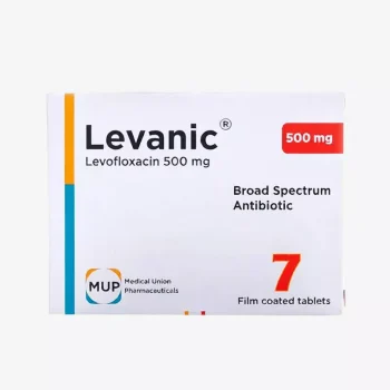 علبة ليفانيك Levanic 500 مجم 7 أقراص ليفوفلوكساسين شركة المهن الطبية