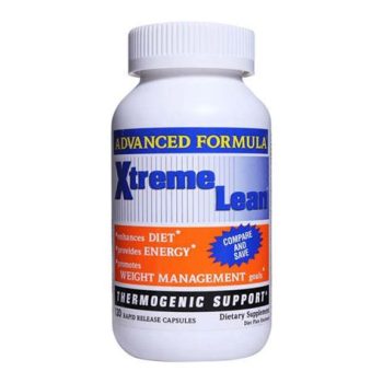 إكستريم لين Xtreme Lean 120 كبسولة – عبوة المكمل الغذائي البيضاء بزجاجة Advanced Formula